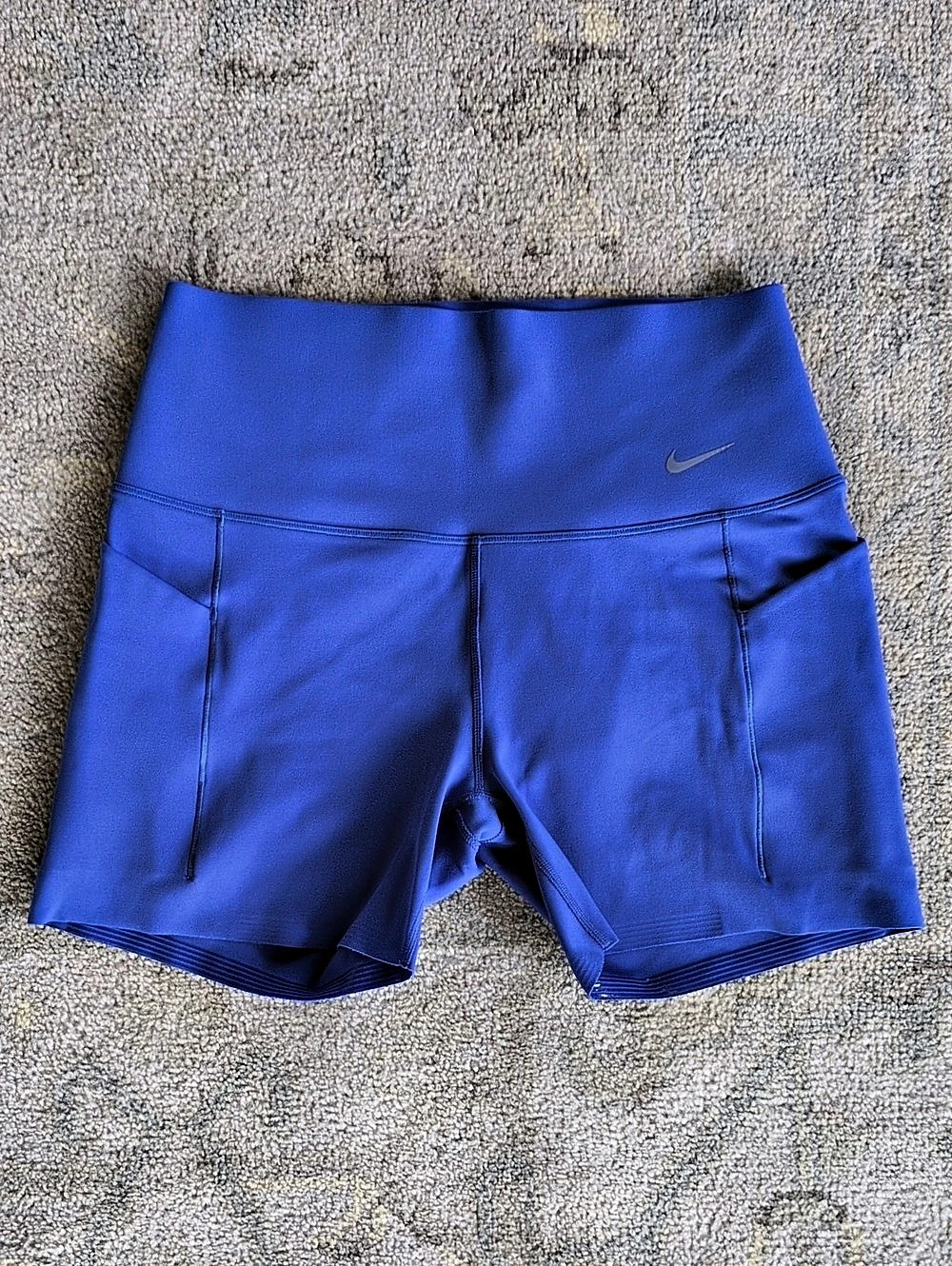 Nike Universa High-Waisted 5" Biker Shorts Hyper  Royal